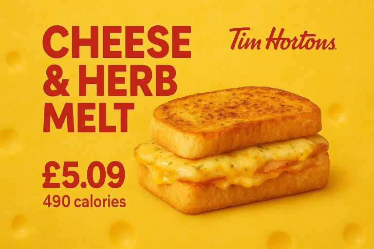 Cheese and Herb Melt Tim Hortons UK