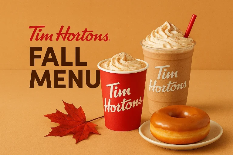 Tim Hortons Fall Menu Canada