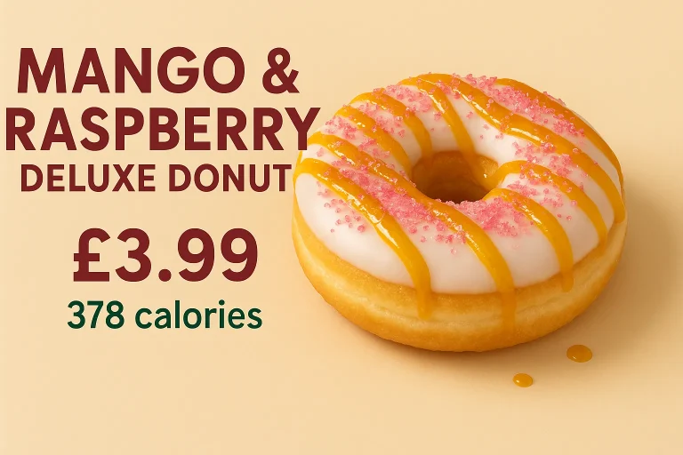 Mango & Raspberry Deluxe Donut