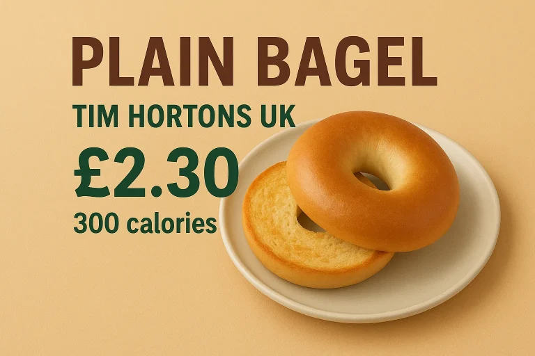 Tim Hortons Plain Bagel