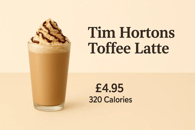 Tim Hortons Toffee Latte uk