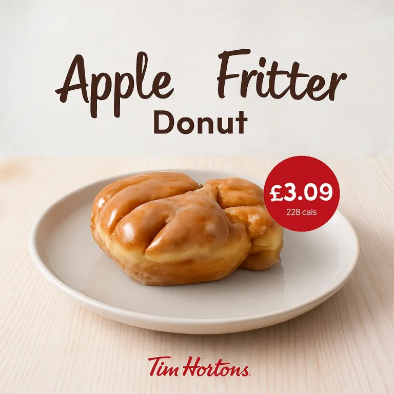 Tim Hortons UK Apple Fritter Donut