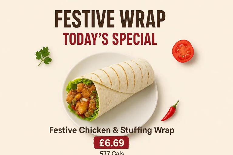 Festive Chicken & Stuffing Wrap