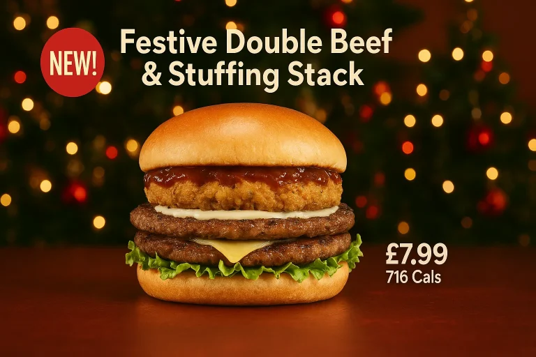 Festive Double Beef & Stuffing Stack