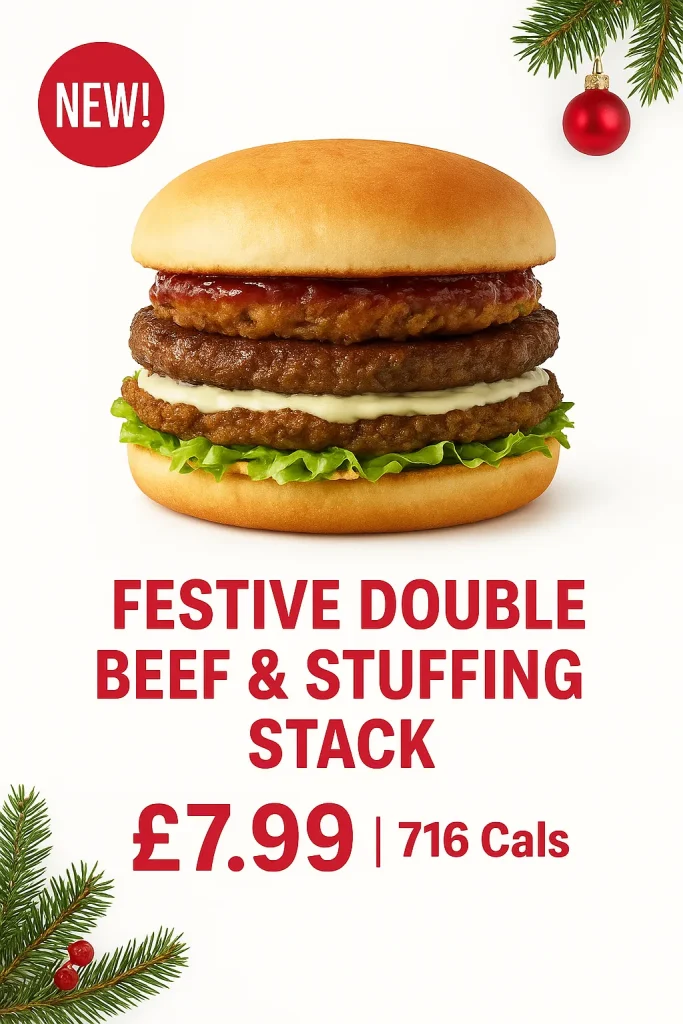 Festive Double Beef & Stuffing Stack Tim Hortons