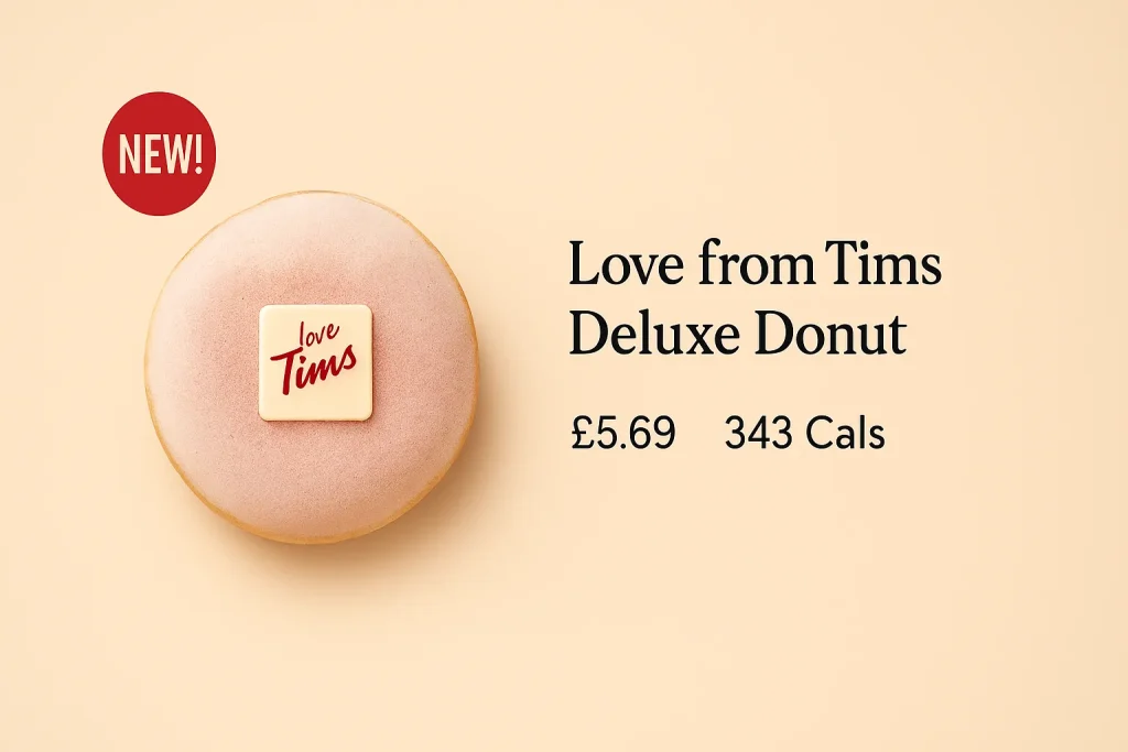 Love From Tims Deluxe Donut