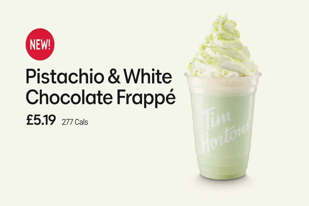 Pistachio & White Chocolate Frappé