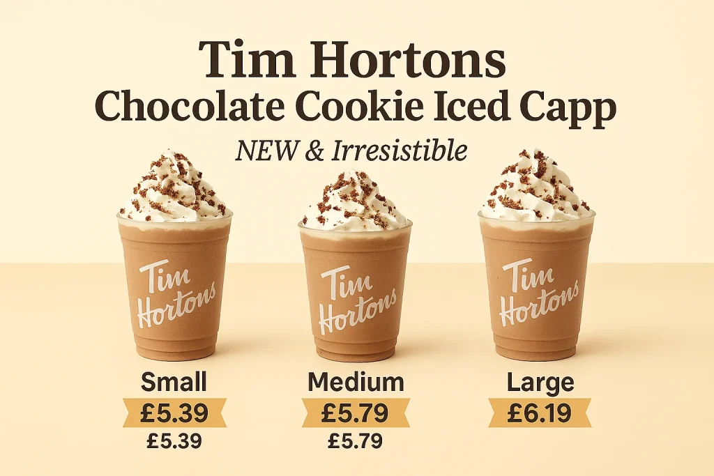 Tim Hortons Chocolate Cookie Iced Capp