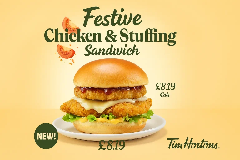 Tim Hortons Festive Chicken & Stuffing Sandwich