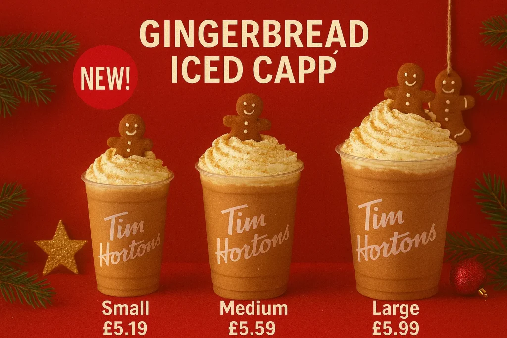 Tim Hortons Gingerbread Iced Capp Prices