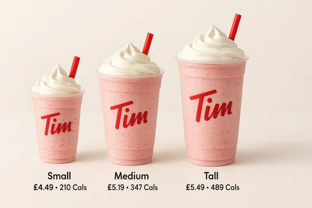 Tim Hortons Tims® Shake Strawberry Prices