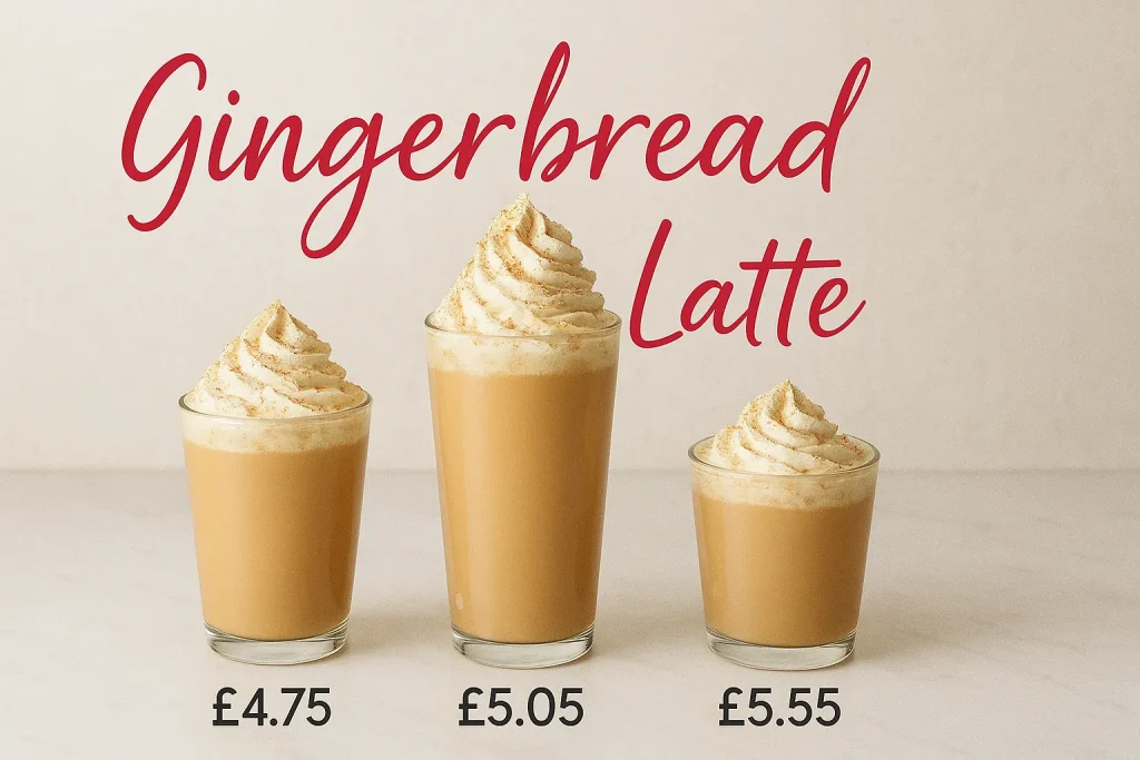 Tim Hortons UK Gingerbread Latte Price