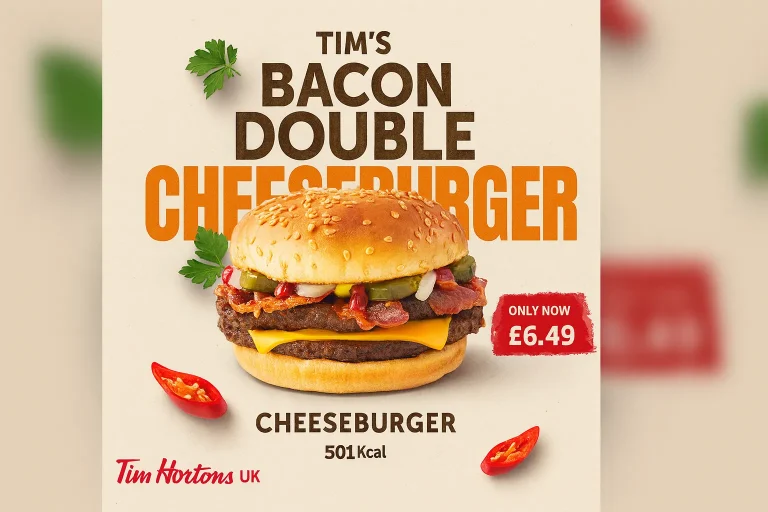 Tim’s Bacon Double Cheeseburger