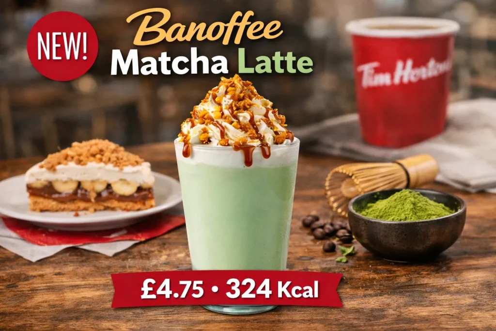 Banoffee Matcha Latte Price and Calories