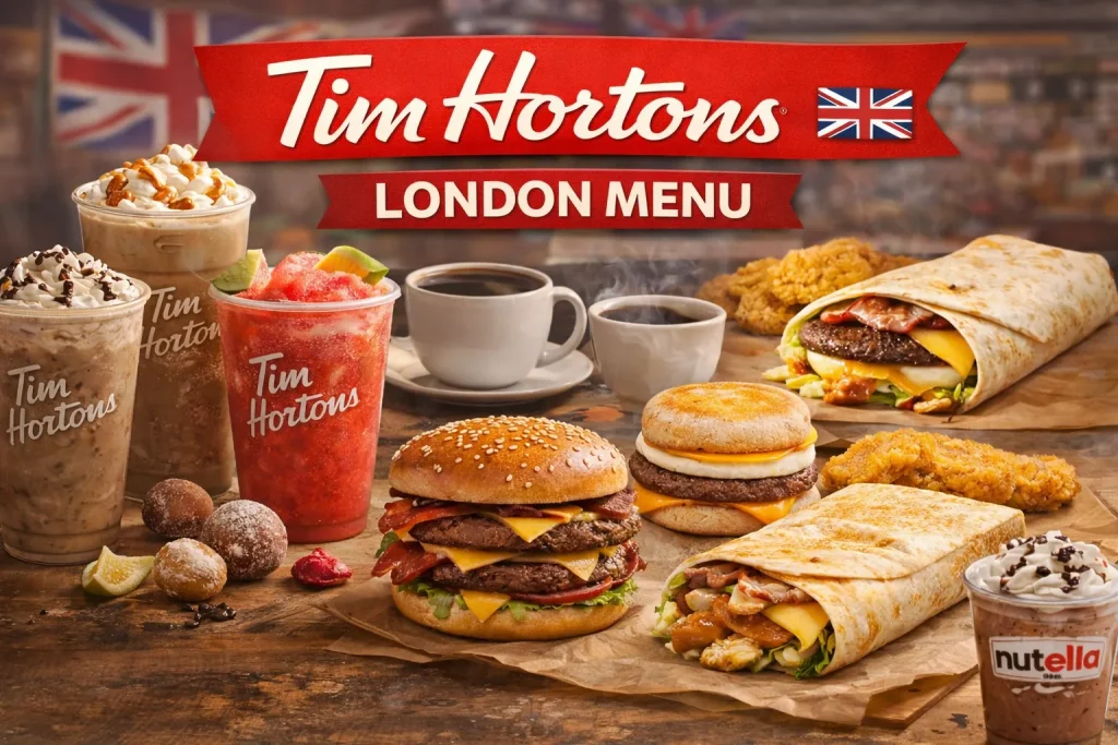 Tim Hortons London Menu Price